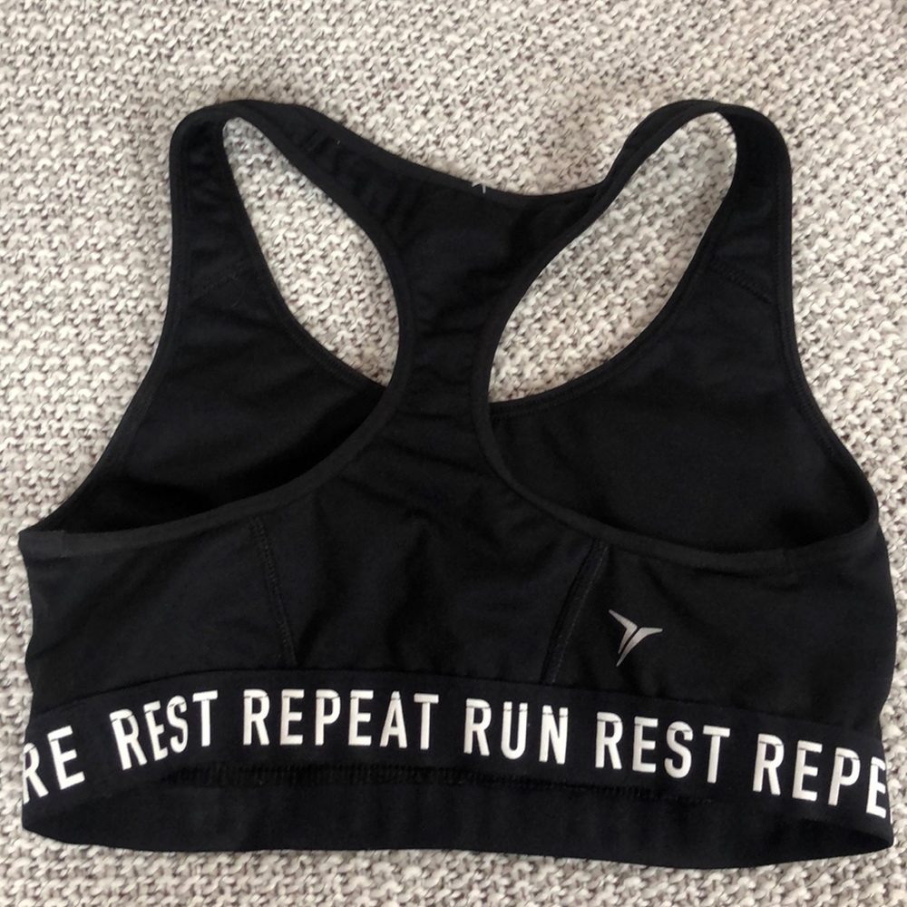 Old Navy Active Black Go-Dry Sports Bra (M) - Picture 3 of 3